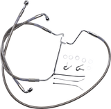 Brake Line - +8\" - Stainless Steel 2014 - 2019