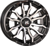 Wheel - HL21 - Front/Rear - Gloss Black w/Machined - 22x7 - 4/137 - 4+3 (+10 mm) 2003 - 2024