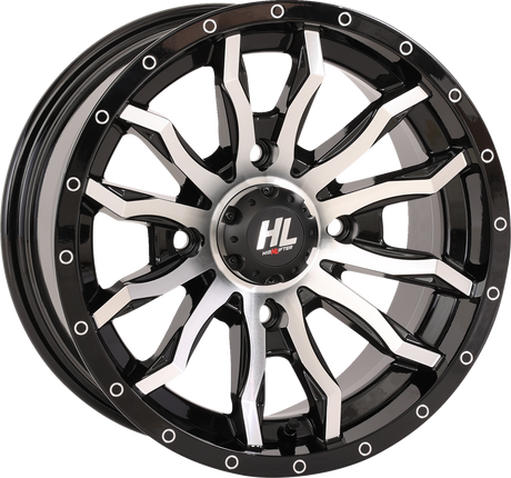 Wheel - HL21 - Front/Rear - Gloss Black w/Machined - 22x7 - 4/137 - 4+3 (+10 mm) 2003 - 2024
