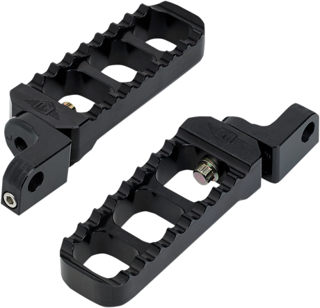 Adjustable Serrated Long Footpegs - Black - XL 2007 - 2019