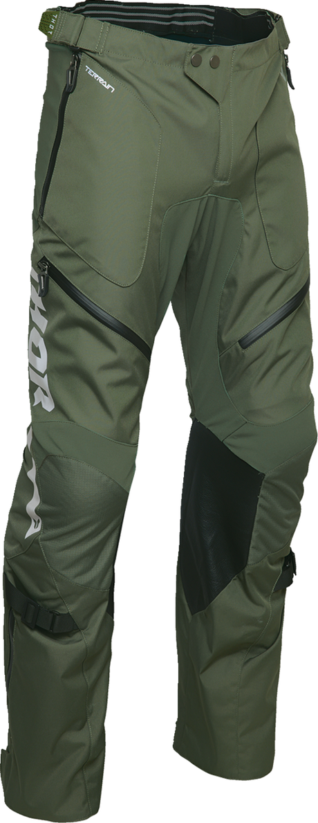 Terrain Over-the-Boot Pants - Army/Charcoal - US 30