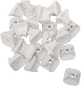 Single Backer Plates - White - 24 Pack