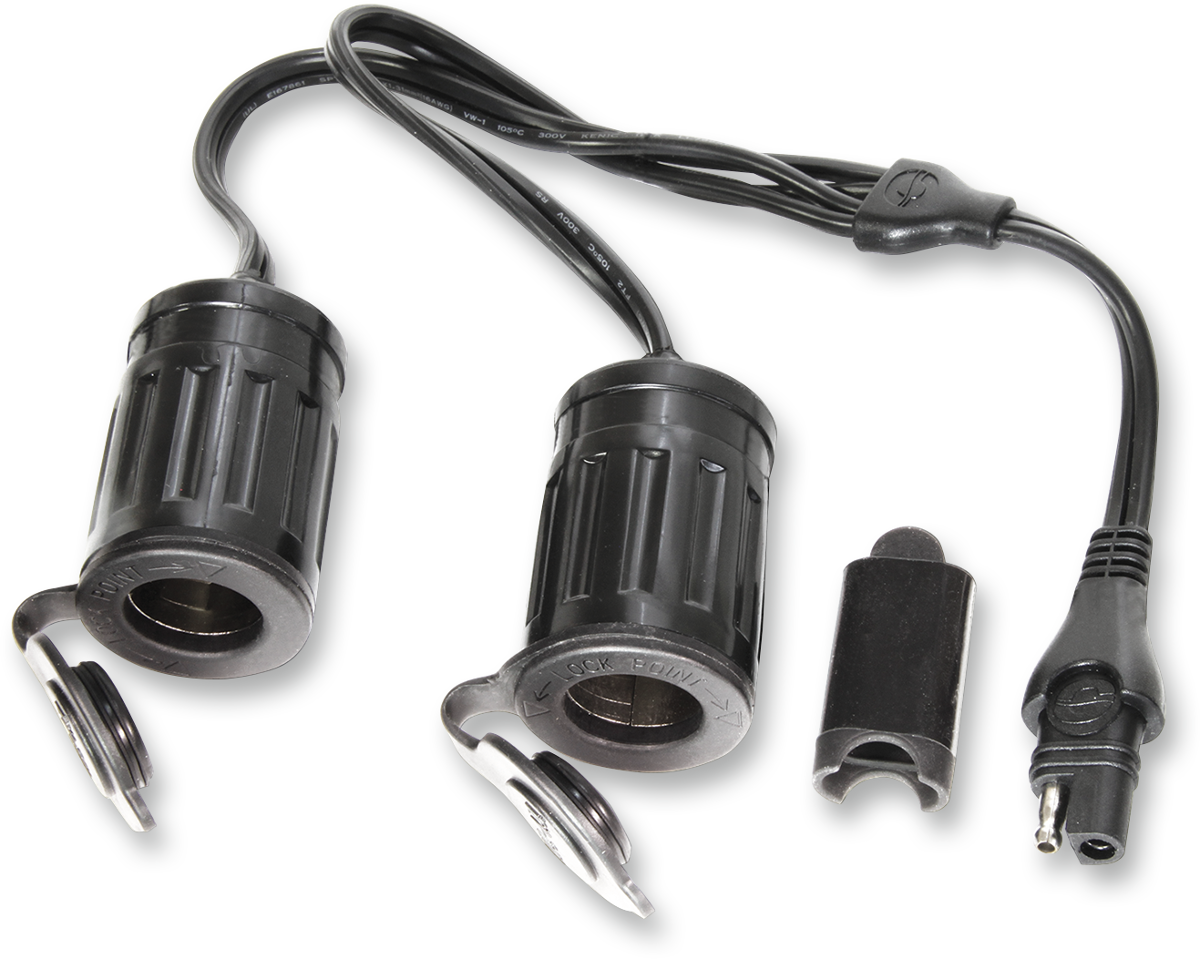 Y-Splitter - SAE to Dual Socket Adapter