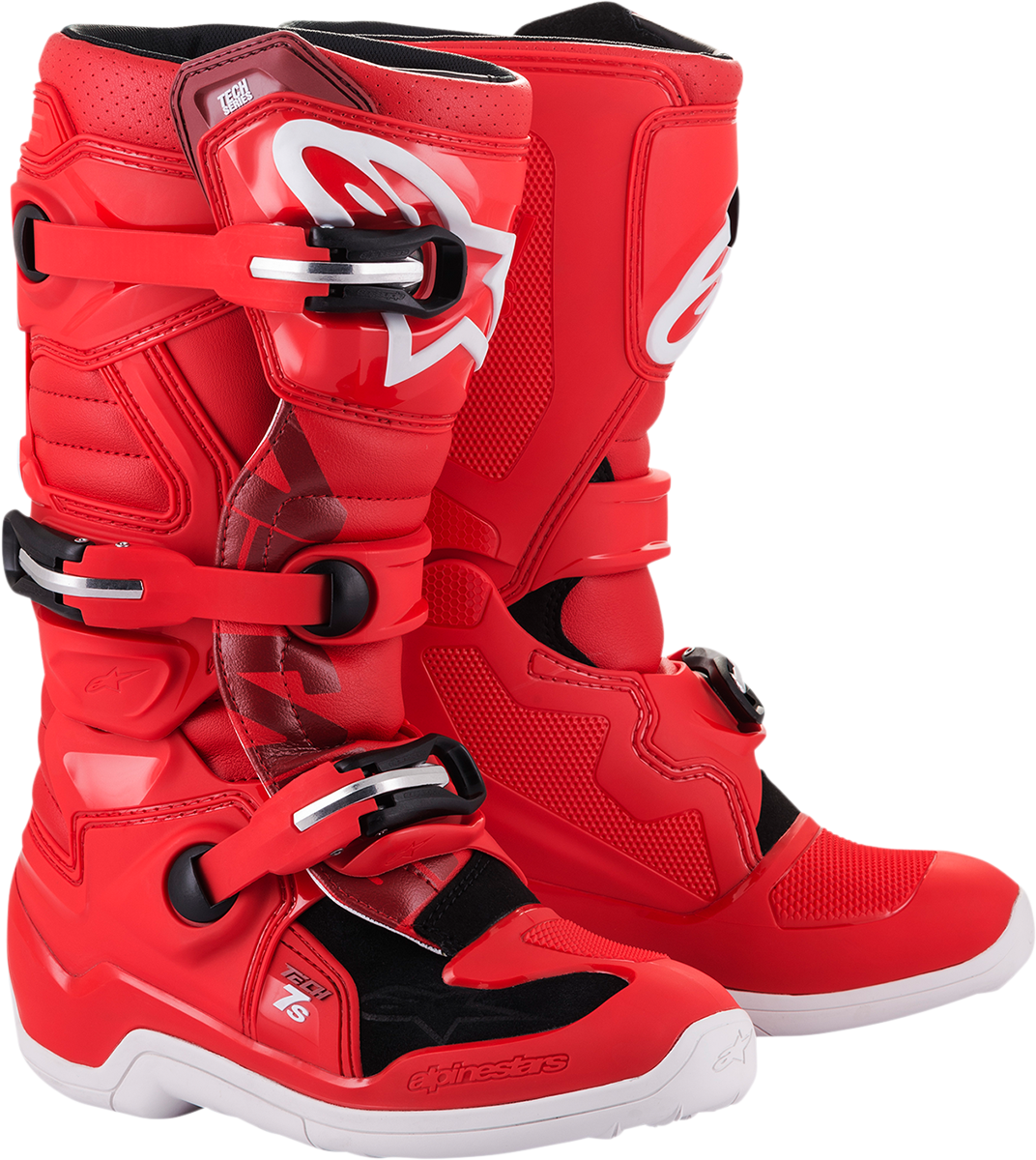 Youth Tech 7S Boots - Red - US 6