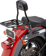 Backrest Kit - 14\" - Black - Softail 2000 - 2017