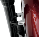 Hugger Front Fender Mounting Blocks - For 21\" Wheels - Chrome 1984 - 2013