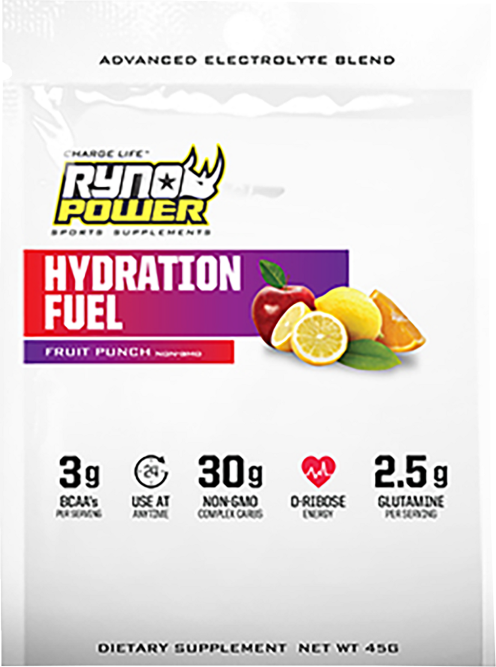 Hydration Fuel Drink Mix - Fruit Punch - 1 Serving