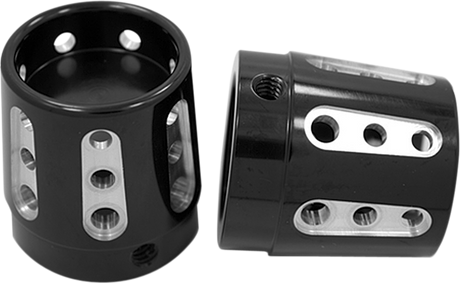 Front Axle Nut Cover - Black - Gatlin - 1\" 2007 - 2020