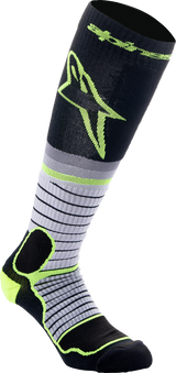 MX Pro Socks - Black/Gray/Yellow - Large