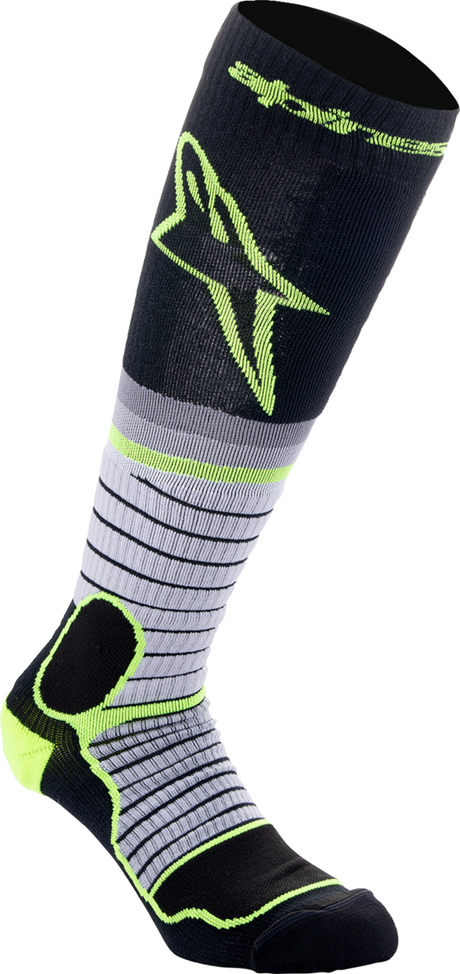 MX Pro Socks - Black/Gray/Yellow - Large