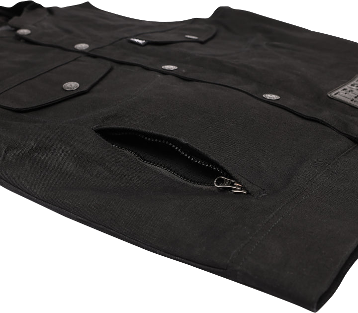 Nightrider v2 Riding Vest - Black - 3XL