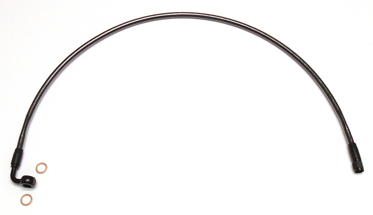 Brake Line - 10 mm-90° - 27\" - Black Pearl