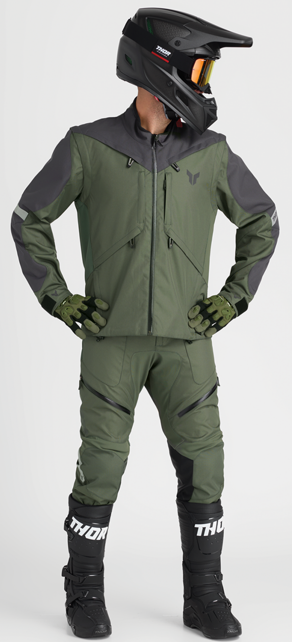 Terrain Gloves - Army/Charcoal - Medium