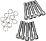 Bolt Kit - Camshaft Cover - Polished - Dyna/FL 1999 - 2017