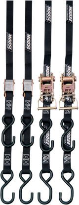 Tie-Down - Black - Quad Pack