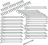 Spoke Set - Front/Rear - Chrome - 6-13/16\"