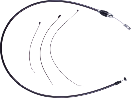 Quick Connect Clutch Cable - Upper - 50\" - Black/Black 2023 - 2024