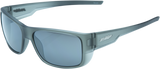 Throttle Sunglasses - Matte Crystal Smoke - Silver Mirror Lens