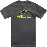 Ride 4.0 T-Shirt - Charcoal/Lime/Black - 2XL