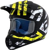 FX-17 Helmet - Attack - Matte Black/Hi-Vis Yellow - XS