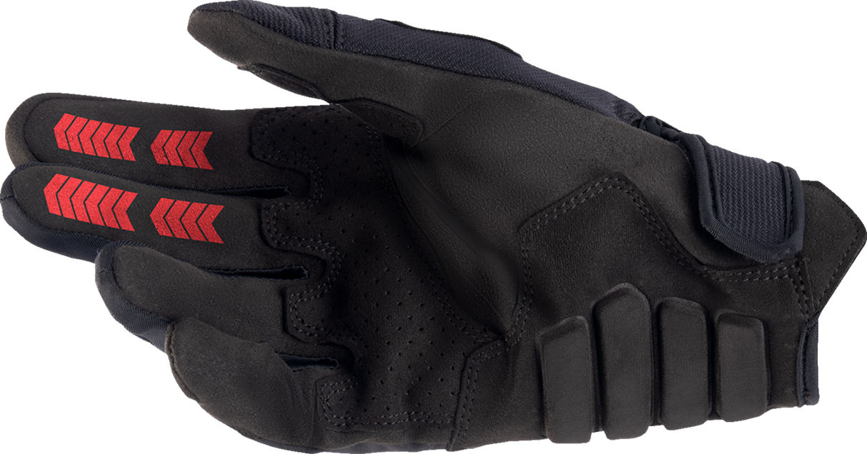 Techdura Gloves - Fire Red/Black - XL