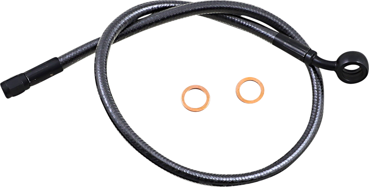 Brake Line - 12mm-35° - 24\" - Black Pearl