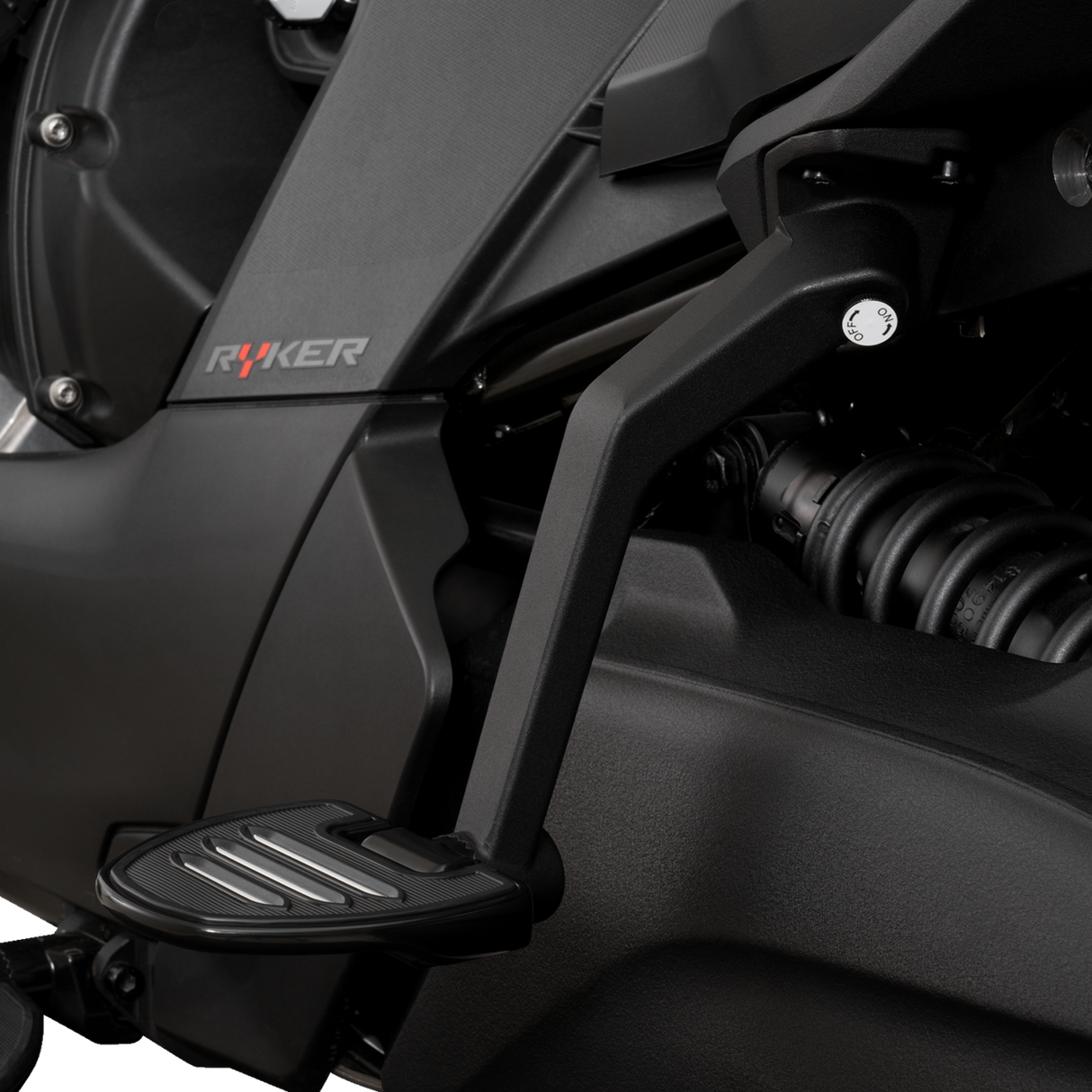 Adjustable Passenger Boards - Black - Ryker 2019 - 2022