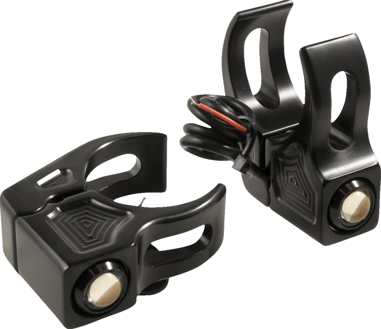 Turn Signal - 39 mm - Amber - Black