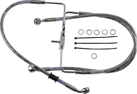 Brake Line - +2\" - Stainless Steel - XL 2016 - 2020
