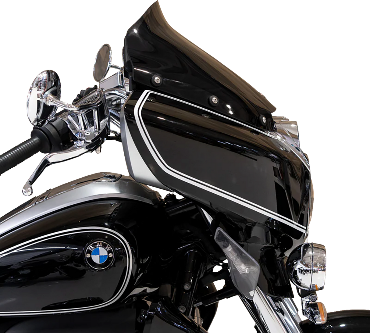 Flare™ Windshield - 14-1/2\" - Dark Smoke - BMW 2022 - 2024
