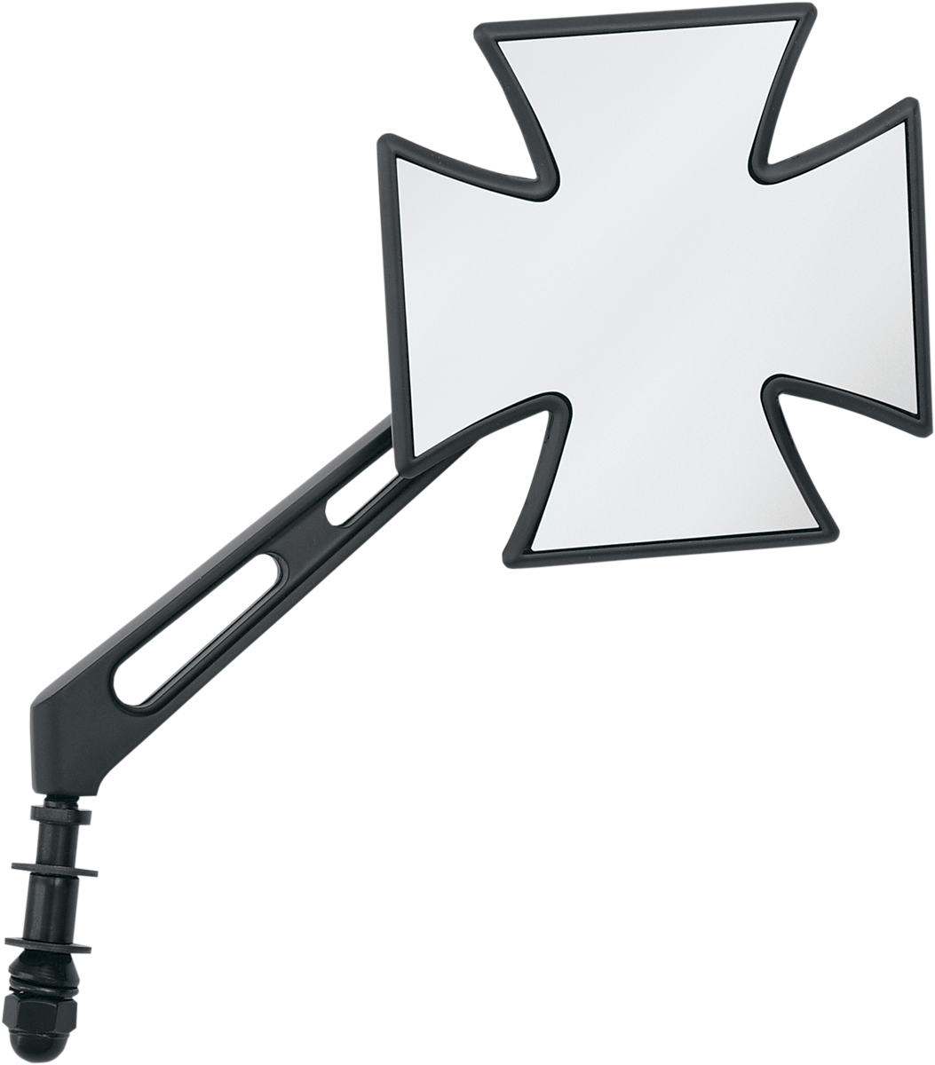 Mirror - Side View - Maltese - Black - Air-Glide Stem - Each