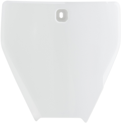 Front Number Plate - \'20 White 2018 - 2023