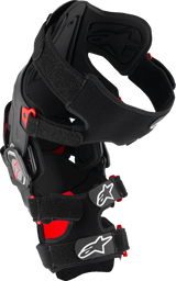 RK-7 Plasma Knee Braces - Black/Red - Medium