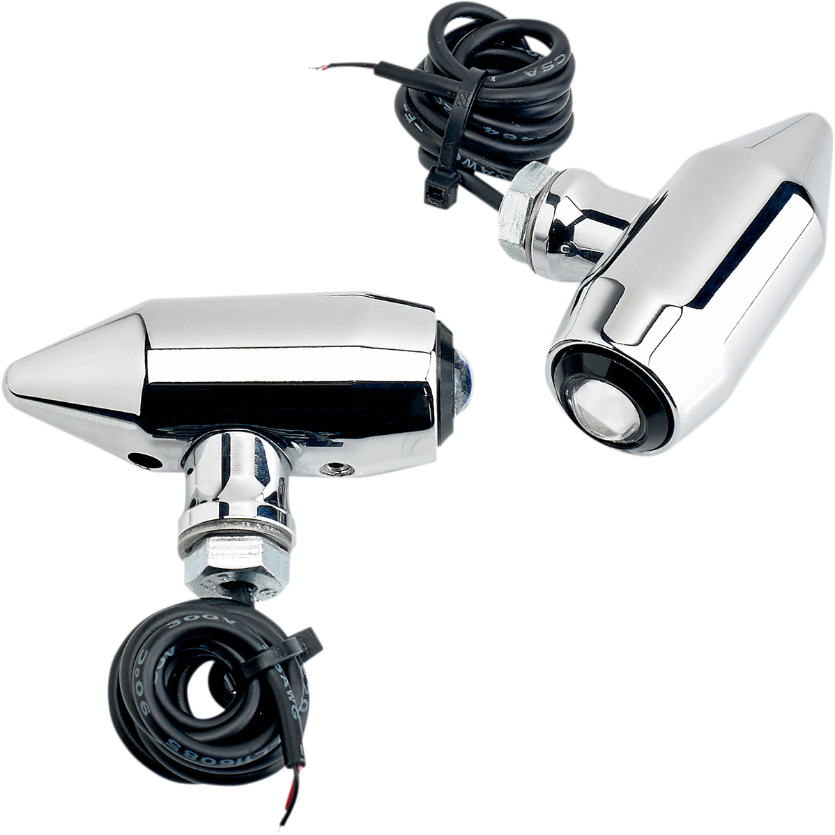 Vega Center Mount LED Lights - Chrome/Red