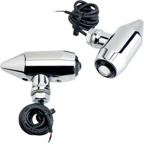 Vega Center Mount LED Lights - Chrome/Red