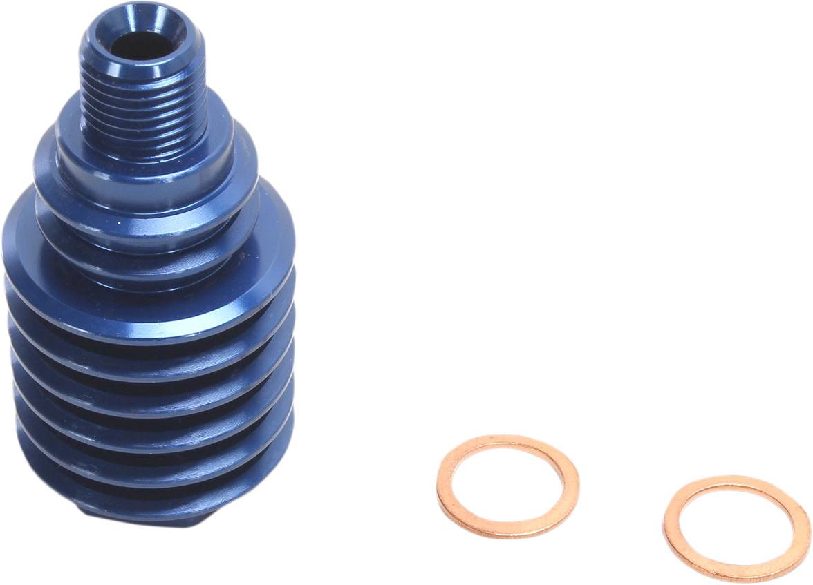 Rear Brake Caliper Cooler - Blue