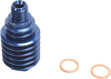 Rear Brake Caliper Cooler - Blue