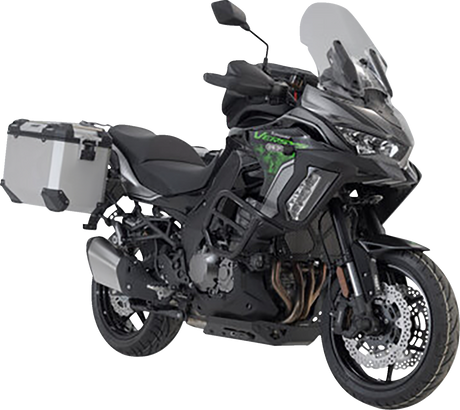 TRAX ADV Aluminum Case System - Silver - Kawasaki Versys 1000 \'18-\'23 2018 - 2023