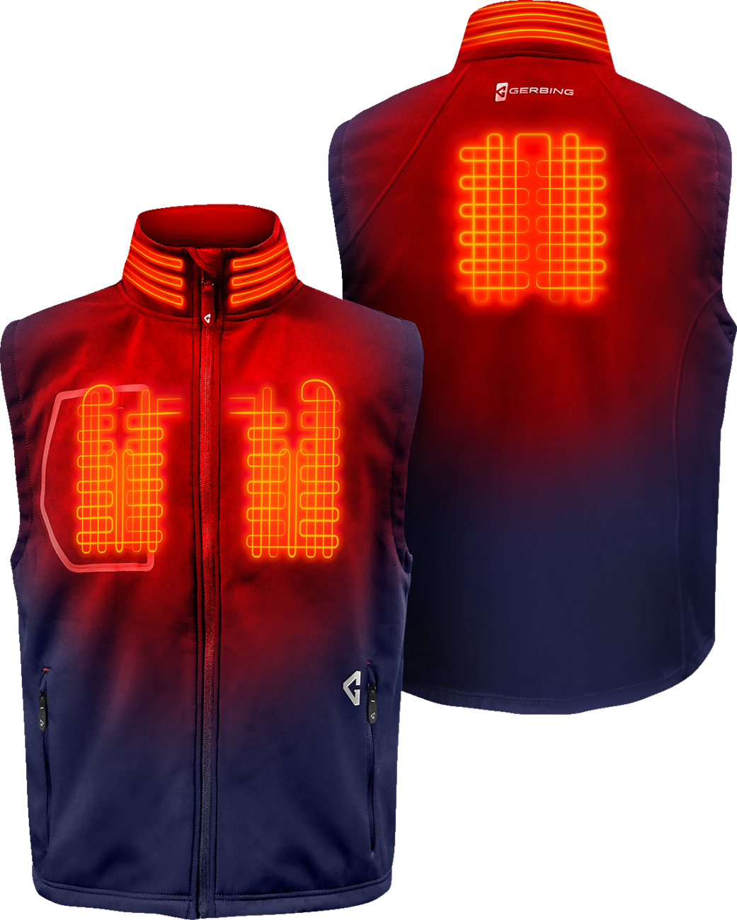 7V Torrid Softshell Heated Vest 2.0 - Navy - 2XL