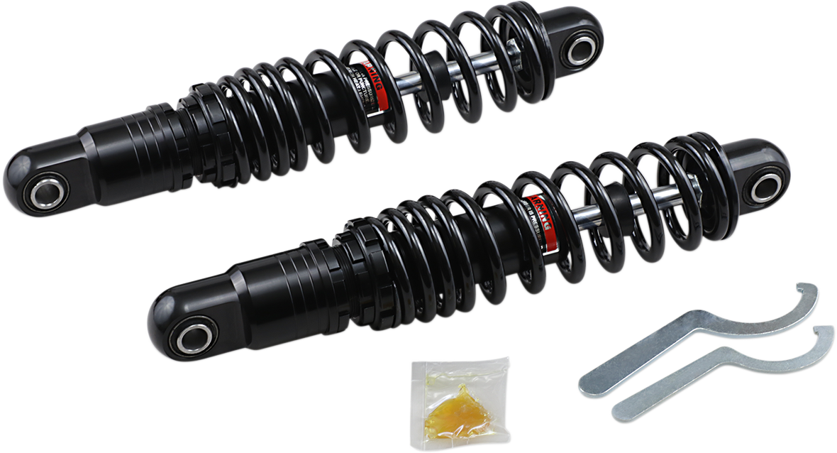 Premium Ride-Height Adjustable Shocks - Black - Heavy Duty - 13\" 1986 - 2023