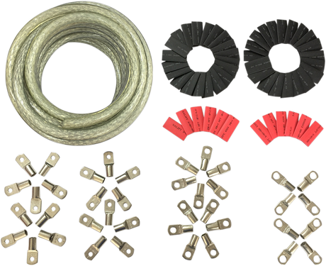 Custom Battery Cable Kit - Harley Davidson - Clear