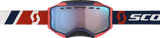 Fury Snow Goggles - Red/Blue - Enhancer Blue Chrome