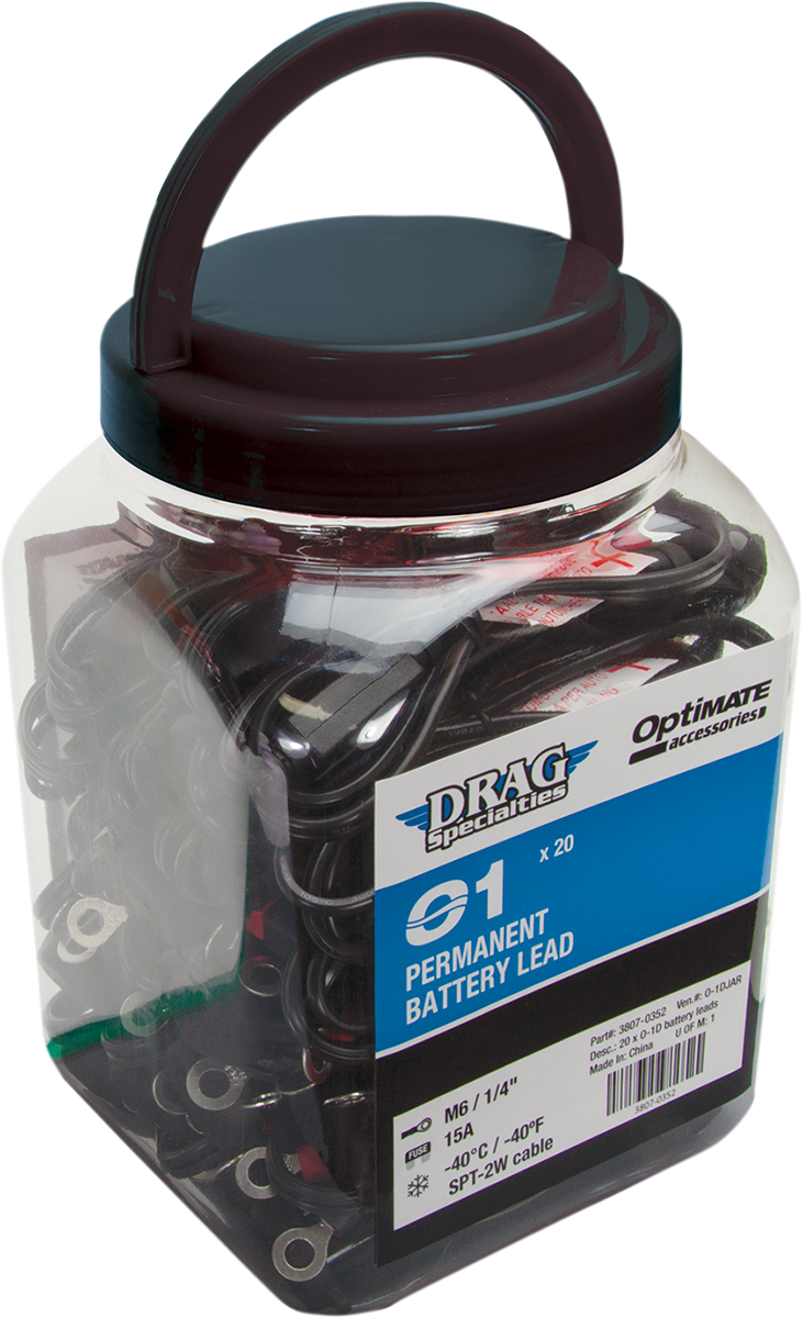 Permanent Battery Lead O-01 - Six Jars of 20