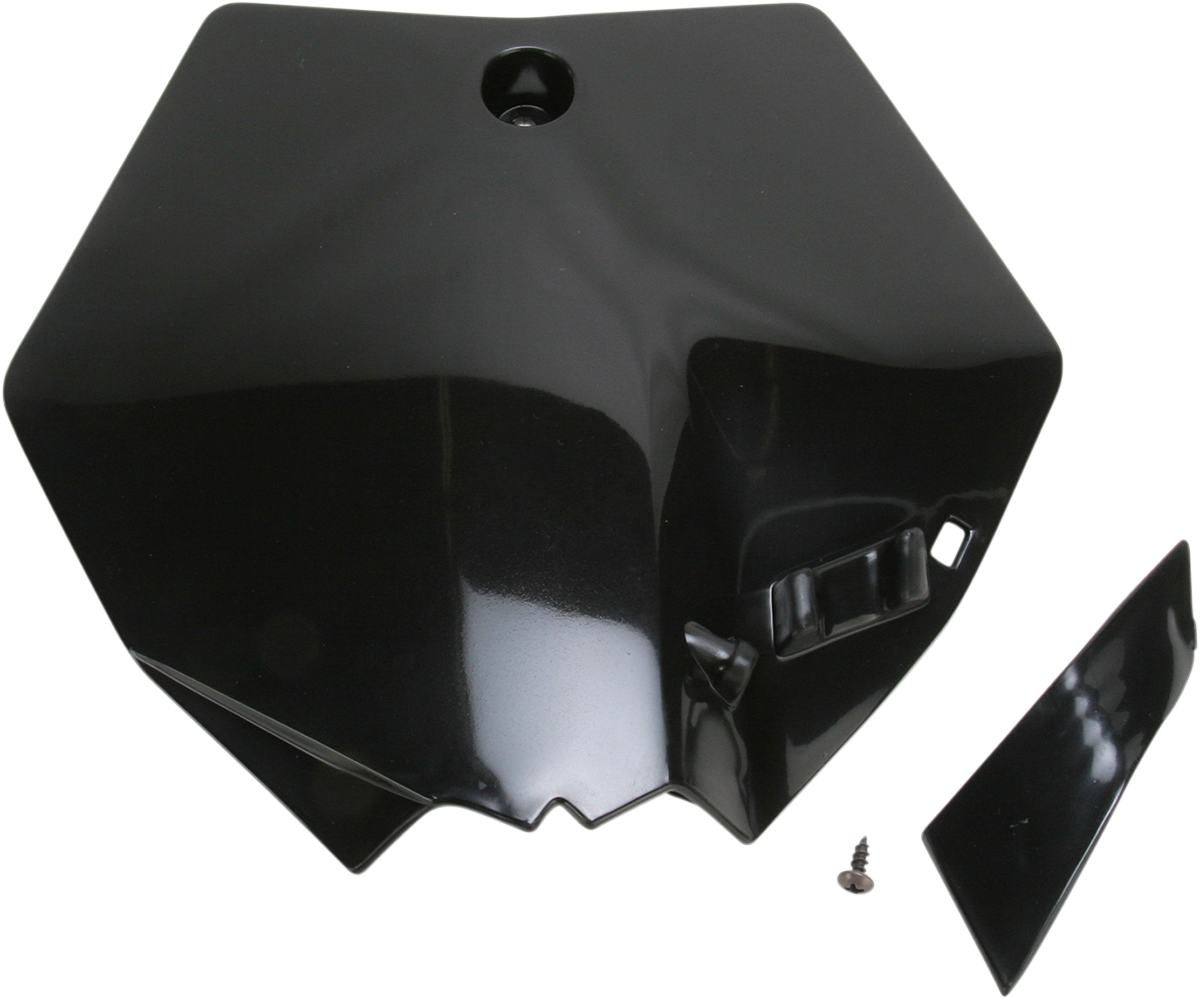 Front Number Plate - Black 2009 - 2015