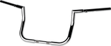 1-1/4\" Twin Peaks Touring Handlebar - 10\" - Chrome 2023 - 2024