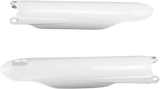 Lower Fork Covers - White 2008 - 2014