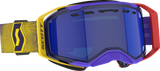 Prospect 2.0 SMB Goggle - Red/Yellow - Enhancer Blue Chrome Lens