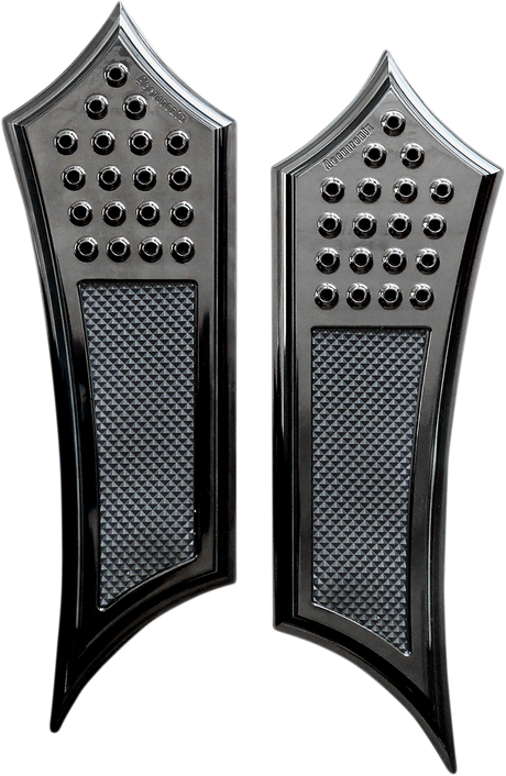 Front Floorboards - Extended - Black - Drilled - Instigator - Chief 2014 - 2021