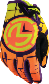 Youth SX1™ Gloves - Orange/Green - XL