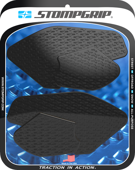 Traction Pad Tank Grips - Icon - Black - MT-07 2022 - 2025